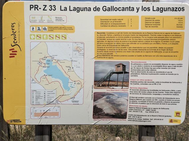 PR-Z 33 La Laguna de Gallocanta y Los Lagunazos
